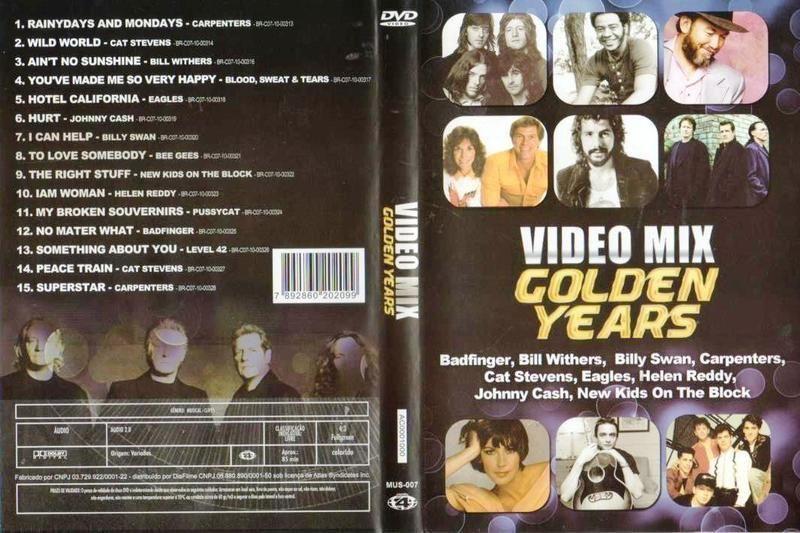 DVD Video Mix Golden Years - Grandes Sucessos dos Anos 70 - ÁGATA